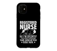 Registered Nurse Silently Assessing Your Jugular Vein Design Case for iPhone 11