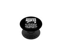 Registered Nurse Silently Assessing Your Jugular Vein Design PopSockets Adhesive PopGrip