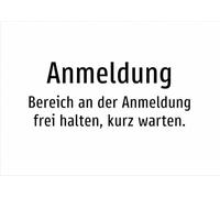 Registration - Keep the registration free - wait for a short time - sticker A4: 297 x 210 mm - without graphics, only text