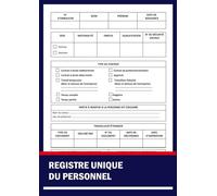 Registre Unique du Personnel: 81 Pages