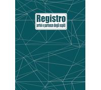 Registro arrivi e partenze degli ospiti: Perfetto per hotel, case vacanza, affitti brevi e B&B, Conforme al T.U.L.P.S. e al GDPR , ideale per la registrazione e la comunicazione dati alla questura.