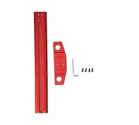 Regla de trazado de ángulo recto PolyGen, construcción de aleación de aluminio con medición precisa de 1 mm, calibre de diseño tipo T para marcado de líneas paralelas de vidrio y (300mm)