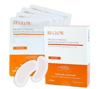 ReGlow Restore Microneedle Eye Patches for Immediate Skin Smoothing - Anti-Aging Under Eye Mask with Hyaluronic Acid, Collagen & Peptides - Helps Reduce Look of Dark Circles Puffiness & Fine Lines