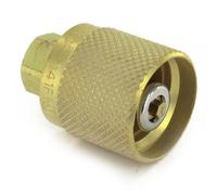 Rego 7141F Quick Disconnect Service Check Valve Connector, 1-1/4" ACME Female Inlet x 1/4" NPT Female Outlet