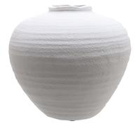 Regola Large Matt White Ceramic Vase