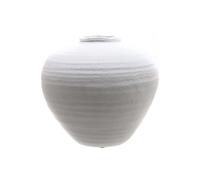 Regola Matt White Ceramic Vase, Modern Minimalist Floral Decor