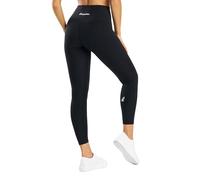 Regolith Leggings with Discreet Inner Waistband Pocket - Sleek Stylish Design, Great for Yoga and Everyday Wear - Soft and Second-Skin Comfort - Black Gym Leggins for Women - XS