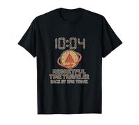 Regretful Time Traveler Back by 5pm Digital Parody T-Shirt
