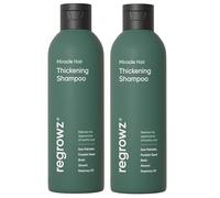 Regrowz Miracle Hair Thickening Shampoo - 2x 225ml - Organic Biotin & Rosemary Oil natural Hair Loss Treatment for Men & Women- rosemary shampoo for hair growth- DHT blocker shampoo