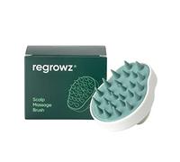 Regrowz Silicone Scalp Massager Shampoo Brush for Hair Growth and Head Massage,Scalp Scrubber/Exfoliator for Dandruff Removal - Wet & Dry use