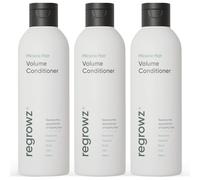 Regrowz Volume Conditioner 200ml x 3 - Biotin Hair Thickening Conditioner for Fine & Thinning Hair - Restore and Strengthen Stronger & Healthier Looking Hair for Men & Women