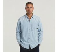 Regular 1-Pocket Shirt - Light blue - Men L