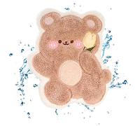 Regular Car Towel, Cartoon , Sweet Absorbent Plush Bath - Hanging Loop Towels - Soft Baby Dust Cleaning Tool