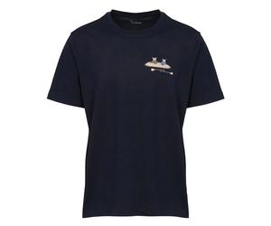 Regular drop shoulder T-shirt KnowledgeCotton Apparel Bleu S