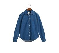 Regular Fit Denim Shirt Women Gant Bleu 40