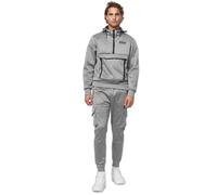 Regular fit hooded tracksuit Lonsdale Moorpark Gris 2XL