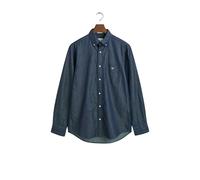 Regular fit indigo shirt Gant Blue 3XL