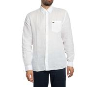Regular Fit Linen Shirt White S