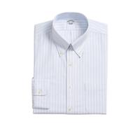 Regular Fit Non-Iron Oxford Shirt with Button Down Collar - male - Brooks Brothers - Formal Shirts - Blue - L - Shirts L
