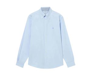 Regular Fit Oxford Non-Iron Button Down Shirt - male - Brooks Brothers - Casual Shirts - Blue - L - Shirts L