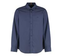 Regular Fit Shirt in Cotton Poplin, male, Hugo, Casual Shirts, Blue, M, Shirts M