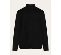 Regular-fit shirt with little owl KnowledgeCotton Apparel Harald oxford Noir XL