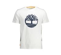 Regular Fit Short Sleeve T-Shirt, male, Timberland, T-Shirts, White, L, Tops L