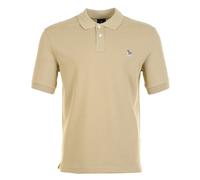 Regular Fit Short Sleeve Zebra Polo Shirt 61A Beige, Large