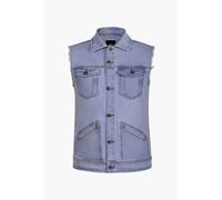 Regular Fit Stretch Denim Sleeveless Jacket Enorsia Light Blue L