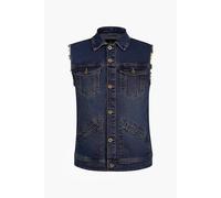 Regular Fit Stretch Denim Sleeveless Jacket Enorsia Navy L