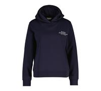 Regular Fit Women's Hoodie Gant Graphic Bleu S