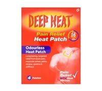 Regular Heat Patches x4 | Heated Pain Relief for Upto 16 Hours