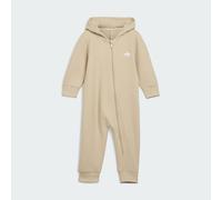 Adidas Originals Regular Hooded Winterized Rib Onesie Long Sleeve Jumpsuit Beige 24 Months-3 Years Kids