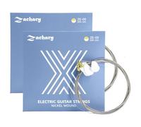 Regular Light Electric Guitar Strings 2 Packs Electric Guitar Strings 6 String Kit Long-life with Smooth Feel Lasting Bright Tone Guitar Accessories (Super Light,09-42)