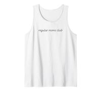 Regular Moms Club Simple Design Tank Top