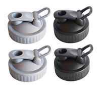 Regular Mouth Mason Jar Lids, 4-Pack 2.76 Inch Leak-proof Pour Spout Lids - Flip Cap Mason Jar Accessories for Easy Pouring