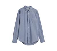 Regular Poplin Micro Gingham Shirt - male - Gant - Casual Shirts - Blue - L - Shirts L