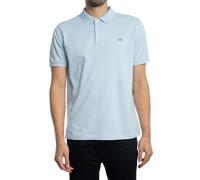 Regular Shield Pique Polo Shirt Fresh Blue L