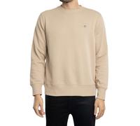 GANT Men's Reg Shield C-Neck Sweat Sweatshirt, Dry Sand, M