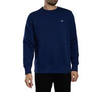 GANT Men's Regular Shield Sweatshirt, Rich Navy, XL
