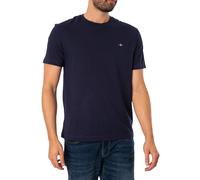 GANT Men's Regular Shield T-Shirt, Evening Blue, 4XL