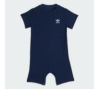 Adidas Originals Regular Short Sleeve Rib Onesie Romper Blue 24 Months-3 Years Kids