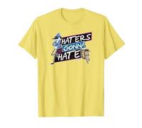 Regular Show Haters Gonna Hate T-Shirt, Men, Lemon Yellow, XX-Large