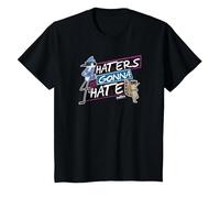 Regular Show Haters Gonna Hate T-Shirt, Youth, Black, Small