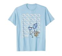 Regular Show Mordecai and Rigby Oooohs T-Shirt, Men, Baby Blue, Large