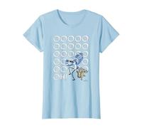 Regular Show Mordecai and Rigby Oooohs T-Shirt, Women, Baby Blue, Large