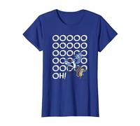 Regular Show Mordecai and Rigby Oooohs T-Shirt, Women, Royal Blue, Small