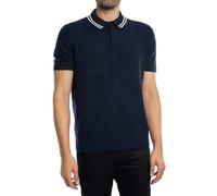 Regular Stitched Polo Shirt Navy L