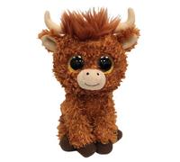 (Regular) TY Angus Scottish Highland Cow Plush Soft Toy - Beanie Boo