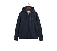 Regular zip-up hoodie Gant Shield Bleu XL